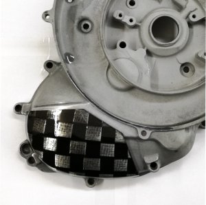 DYF Motorkurbelgehäuseschutz für Vespa 50&#x2F;90&#x2F;125 Special-Primavera-ET3 