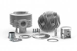 Komplettes Zylinderkit Malossi Sport CVF2 aus Aluminium (177 ccm) für die Vespa 125&#x2F;150 Sprint V-GTR-TS-PX 