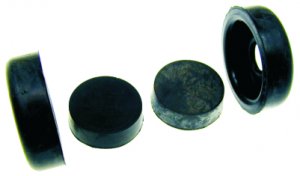 Gummi-Serie zur Überholung des vorderen Bremszylinders (4 Stück) für Ape 220 MP P501-P601-P601-V-P2-P3 