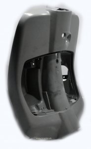 Knieschutz / graues Kunststoffgehäuse für Vespa Primavera / Sprint 50-150ccm 2T / 4T AC 