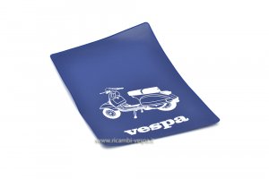 Blauer Dokumentenhalter mit Siebdruck für Vespa 125/150/200 PX-PE-Disc Brake-Millenium 