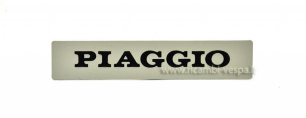 Schild PIAGGIO für Lenkerverkleidung 