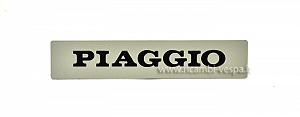 Schild PIAGGIO für Lenkerverkleidung 