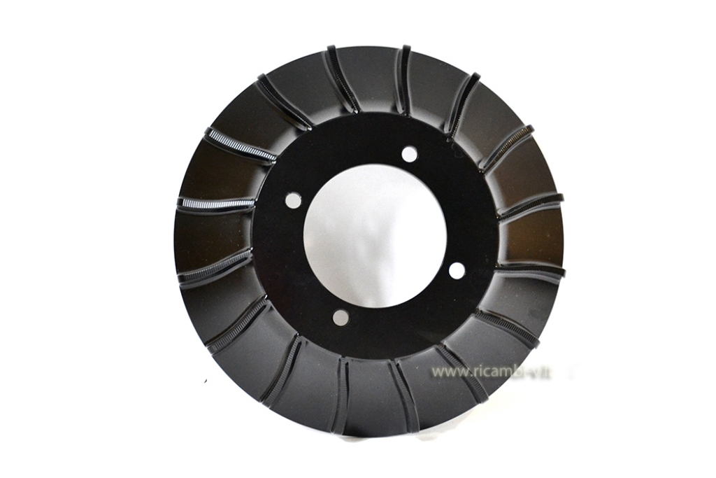 Lüfter für VMC-Magnetschwungrad aus schwarz eloxiertem Aluminium 