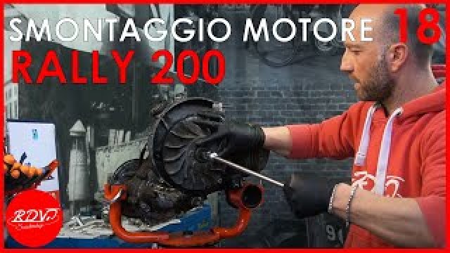 Restauro completo Vespa Rally 200 VSE1T - montaggio parte 18