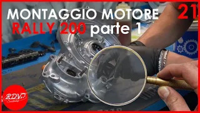 Restauro completo Vespa Rally 200 VSE1T - montaggio parte 21