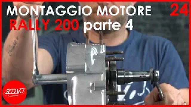 Restauro completo Vespa Rally 200 VSE1T - montaggio parte 24