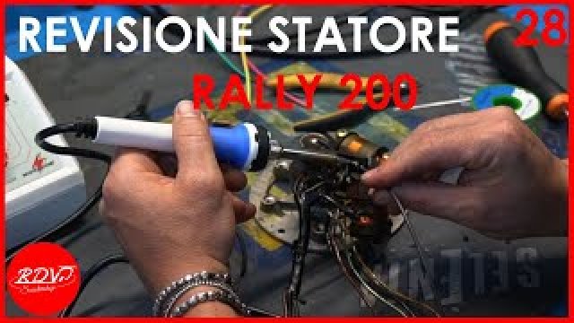 Restauro completo Vespa Rally 200 VSE1T - montaggio parte 28