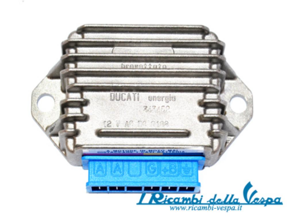 Spannungsregler DUCATI 12V/16A - c.a./c.c. (hellblaue Klemmleiste), Ducati  Energia