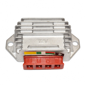 Regolatore di tensione a 4 pin (modelli senza batteria) per Vespa 125-200 Cosa 1 