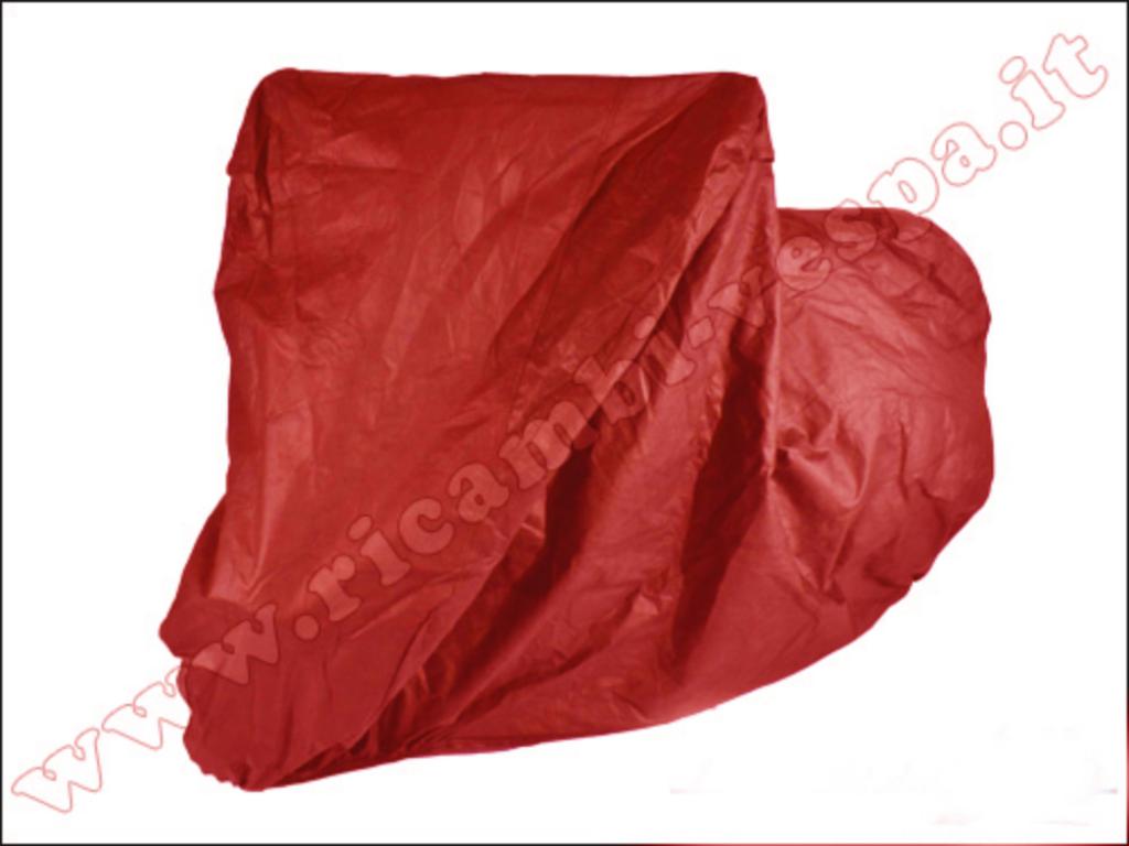 Abdeckung für Scooter-Vespa aus atmungsaktivem Material, Farbe rot 